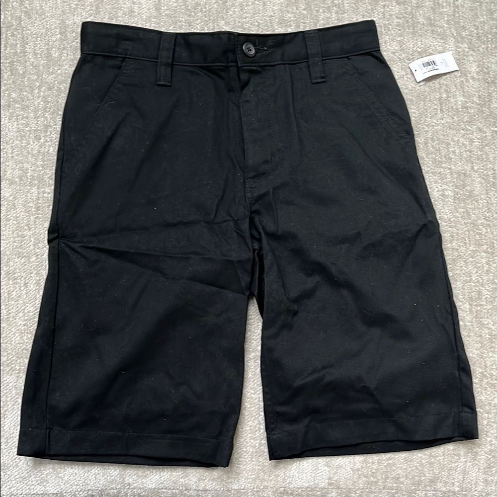 NWT boys 12 Old Navy Black dress uniform Shorts